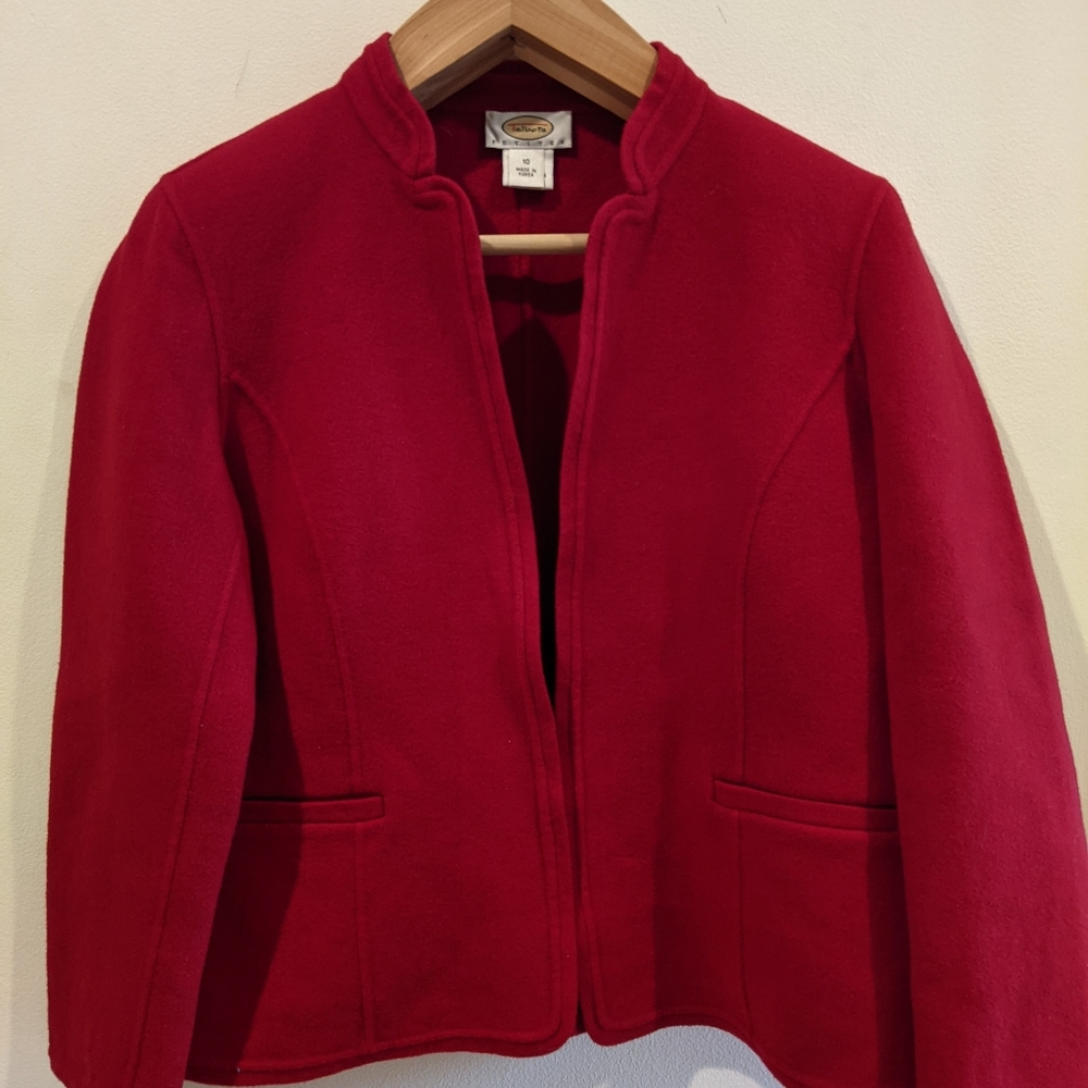 Talbots Red Jacket Size 10P